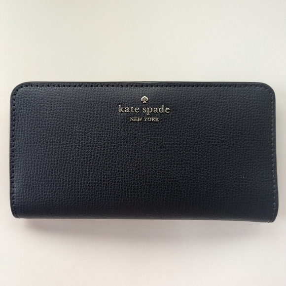 Kate Spade Darcy Large Slim Bifold in Navy - Picture 7 of 7